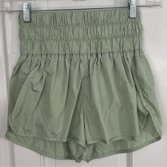 Free People Movement The Way Home Shorts in Mint Green Activewear Athleisure M - Picture 3 of 11